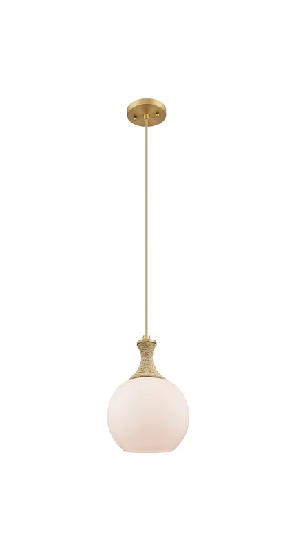 Ballston Mini Pendant 8 Inch Brushed Brass — Modern Lights LED Pendant Lights  