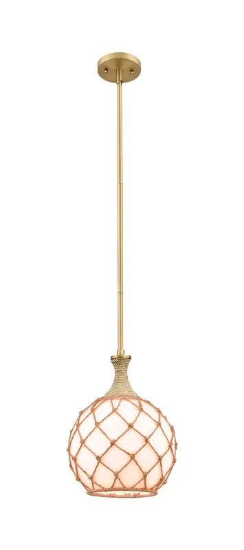 Ballston Mini Pendant Brushed Brass 10 Inch — Modern Lights LED Pendant Lights  