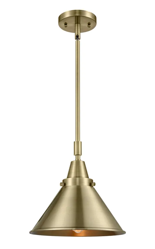 Caden Mini Pendant Steel Antique Brass — Modern Lights LED Pendant Lights  