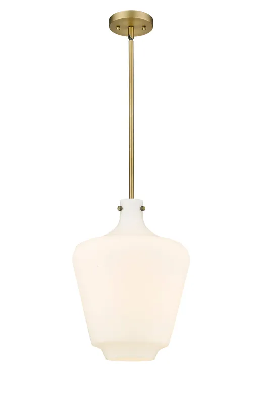 Norwalk Mini Pendant Brushed Brass Cast Steel — Modern Lights LED Pendant Lights  