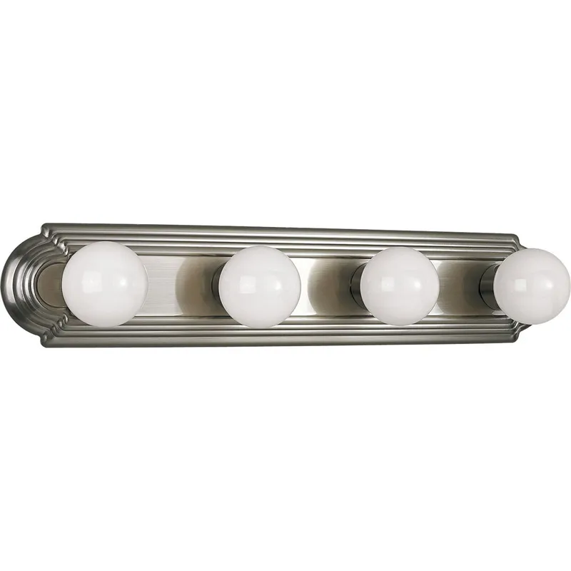Broadway Collection Four-Light Bath Vanity Light — Progress Lighting LED Wall Lights  