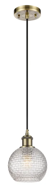 Ballston Mini Pendant Antique Brass Steel — Modern Lights LED Pendant Lights  
