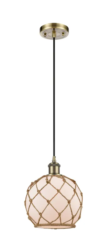 Ballston Mini Pendant Cast Brass 8 Inch — Modern Lights LED Pendant Lights 6.0W 