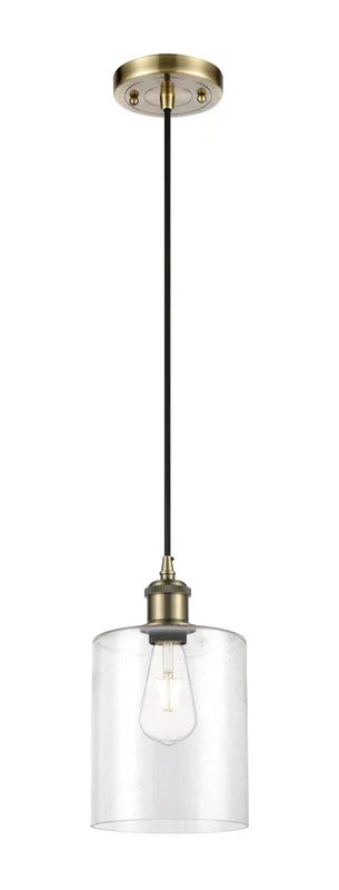 Ballston Mini Pendant Antique Brass 11.25 Height — Modern Lights LED Pendant Lights  