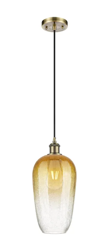 Ballston Mini Pendant Antique Brass 7 Inch — Modern Lights LED Pendant Lights  