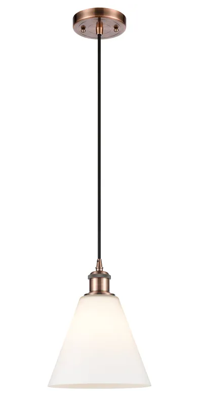 Ballston Mini Pendant 8 Inch Antique Brass — Modern Lights LED Pendant Lights 6.0W 