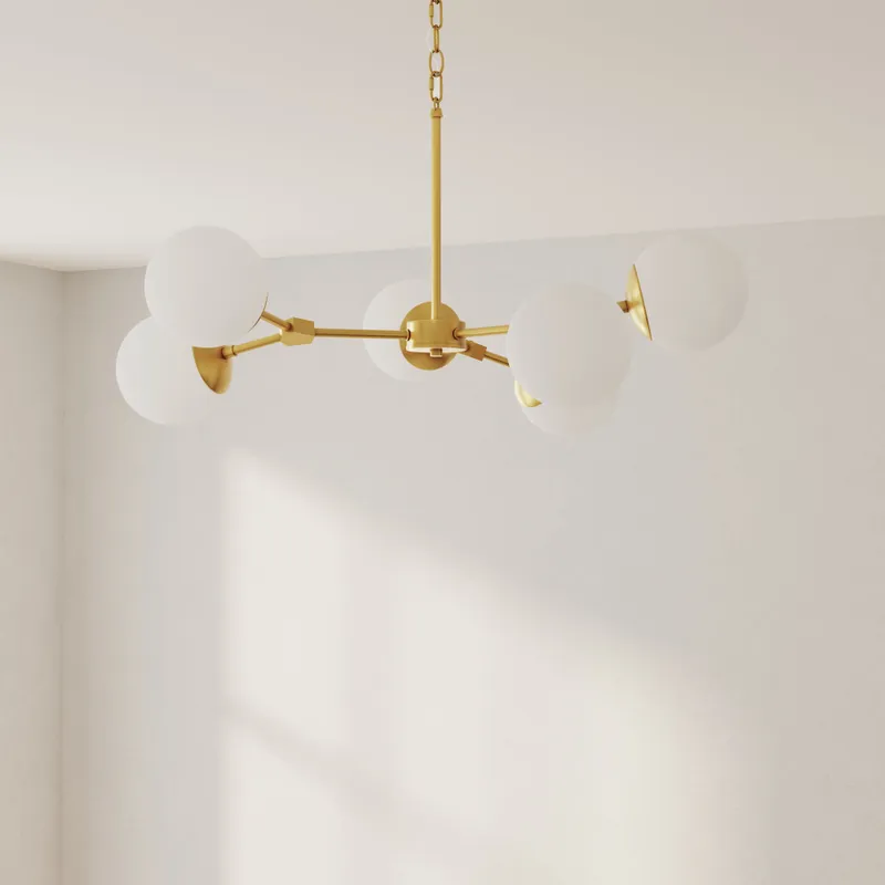 Haas Collection Six-Light Chandelier P400308 — Progress Lighting LED Landscape Lights  