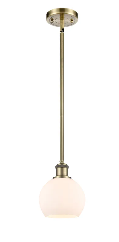 Ballston Mini Pendant Brass Antique Finish — Modern Lights LED Pendant Lights  