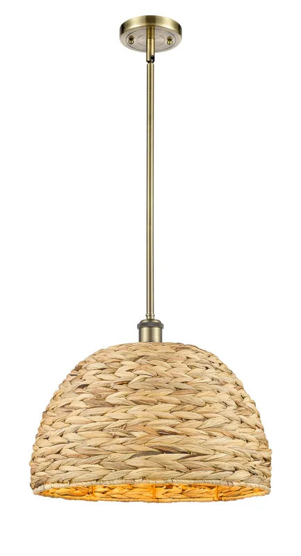 Ballston Mini Pendant Woven Antique Brass — Modern Lights LED Pendant Lights  