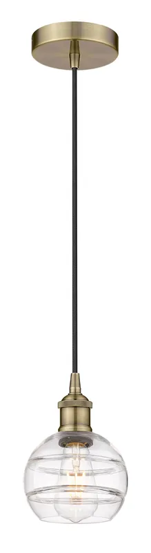Edison Mini Pendant Antique Brass 5.875 Inch — Modern Lights LED Pendant Lights  
