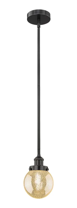 Edison Mini Pendant Matte Black Steel Brass — Modern Lights LED Pendant Lights  