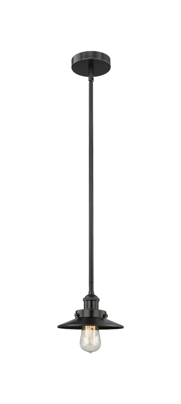 Edison Mini Pendant Matte Black 8 Inch — Modern Lights LED Pendant Lights 6.0W 