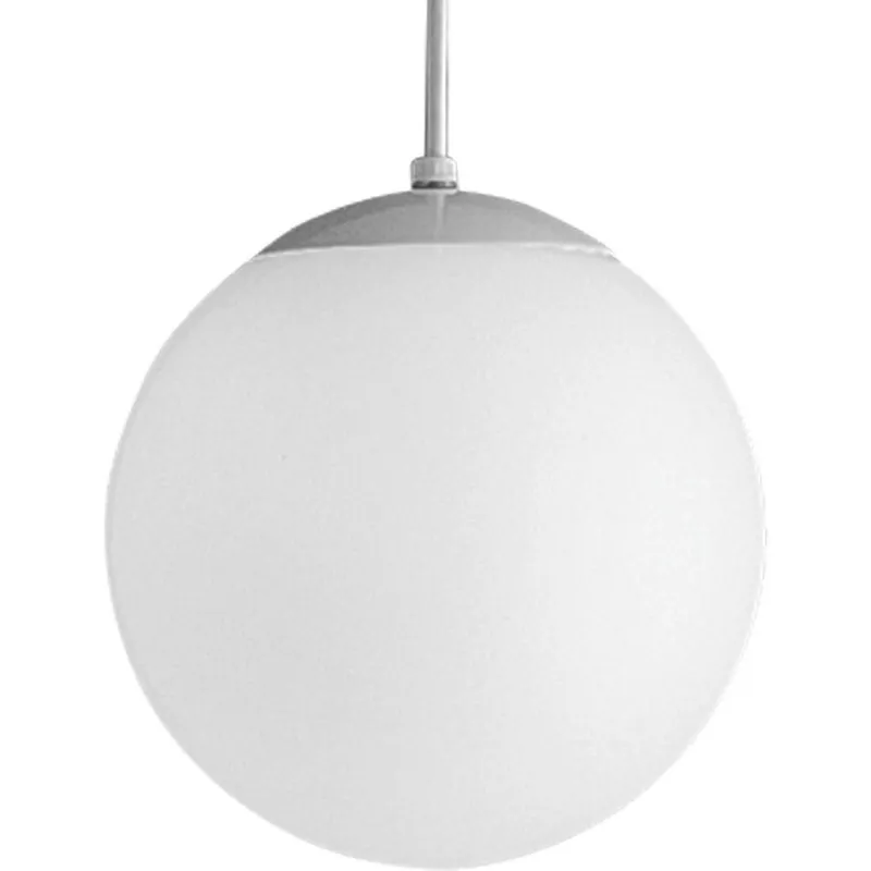 Opal Globes Collection One-Light White Glass Pendant Light — Progress Lighting LED Landscape Lights  