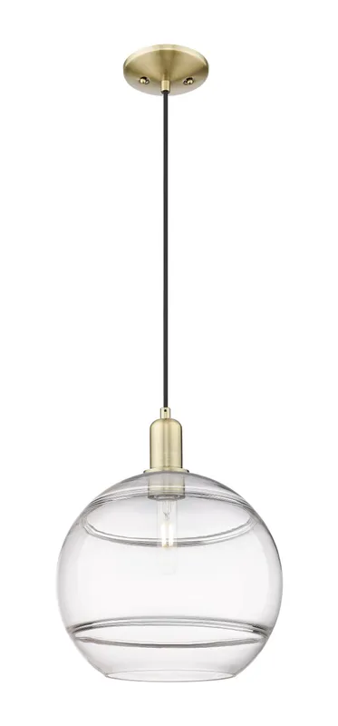 Arcadia Mini Pendant Antique Brass 12 Inch — Modern Lights LED Pendant Lights  