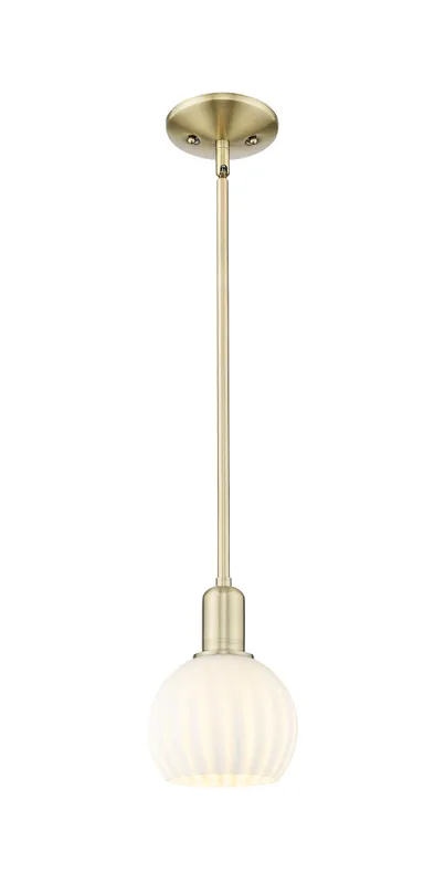Arcadia Mini Pendant Antique Brass 6 Inch — Modern Lights LED Pendant Lights  