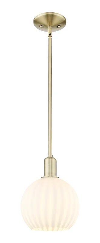 Arcadia Mini Pendant Glass Antique Brass — Modern Lights LED Pendant Lights  