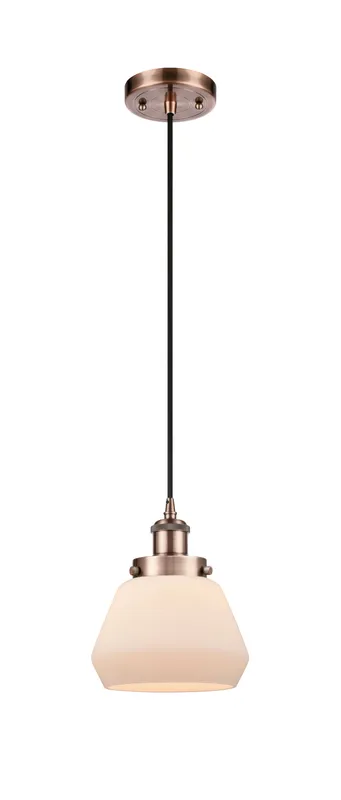 Ballston Urban Mini Pendant Antique Copper Finish — Modern Lights LED Pendant Lights  