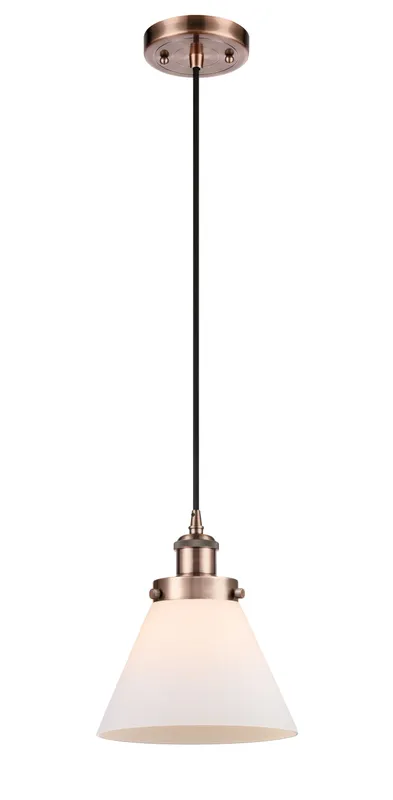 Ballston Urban Mini Pendant 8 Inch Copper — Modern Lights LED Pendant Lights 6.0W 