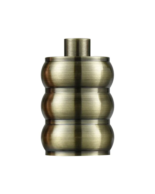 Ballston Socket Cover Antique Brass Steel — Modern Lights LED General Lighting  