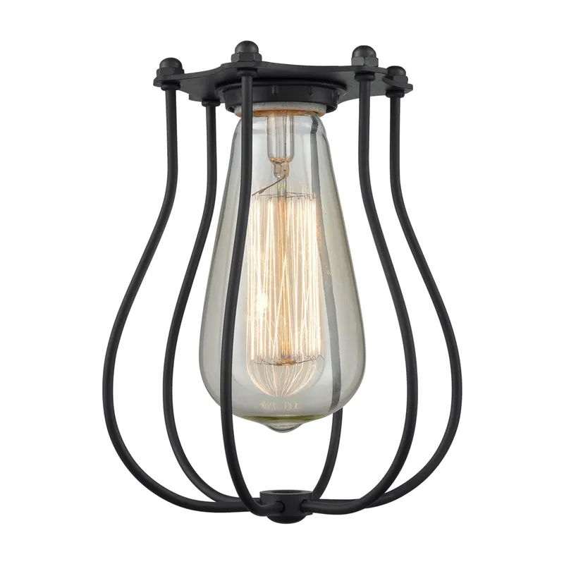 Austere Metal Shade Matte Black Finish — Modern Lights LED Pendant Lights  
