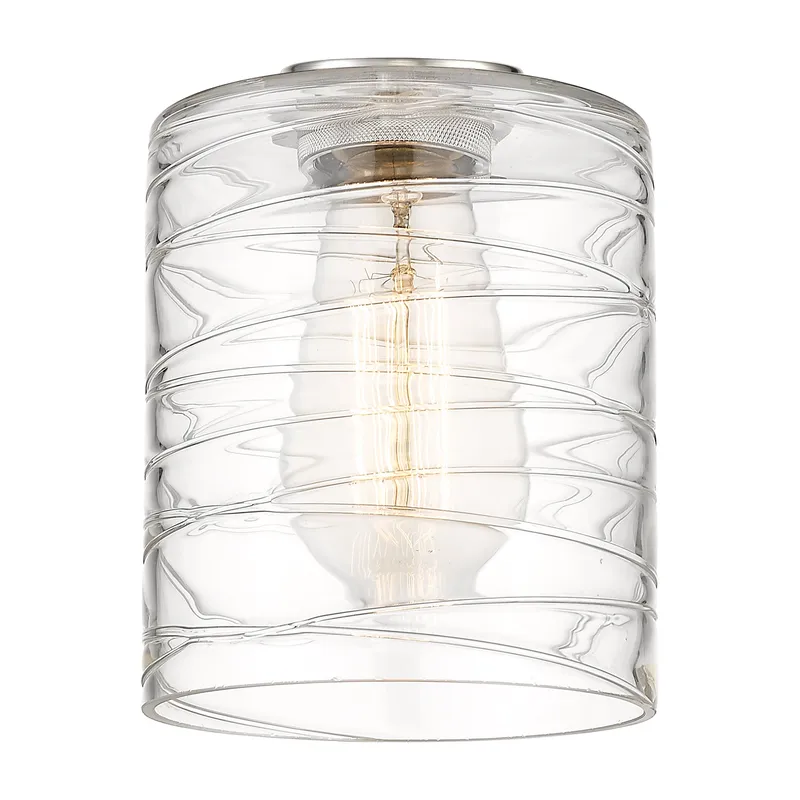 Ballston Glass Mercury Silver Plated Finish — Modern Lights LED Pendant Lights  