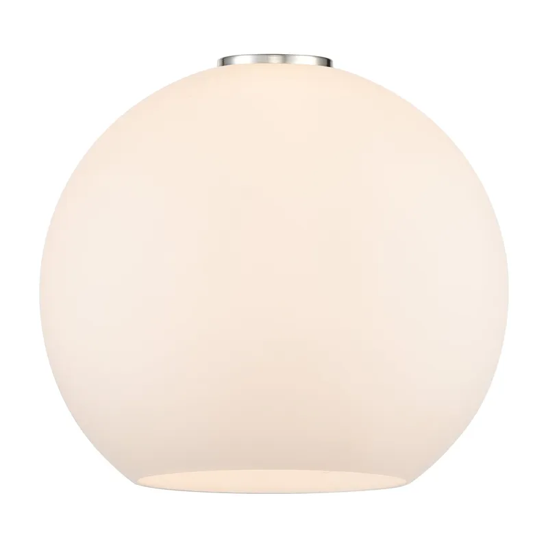 Ballston Glass Silver Plated Mercury 10 Inch — Modern Lights LED Pendant Lights  
