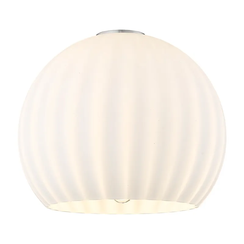 Ballston Glass White Venetian 10 Inch — Modern Lights LED Pendant Lights  