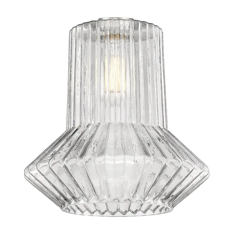 Ballston Glass Art Nouveau Crystal Finish — Modern Lights LED Pendant Lights  