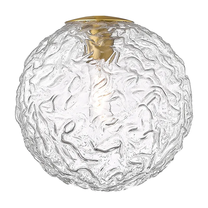 Barrington Glass Brushed Brass Finish 10" — Modern Lights LED Pendant Lights  