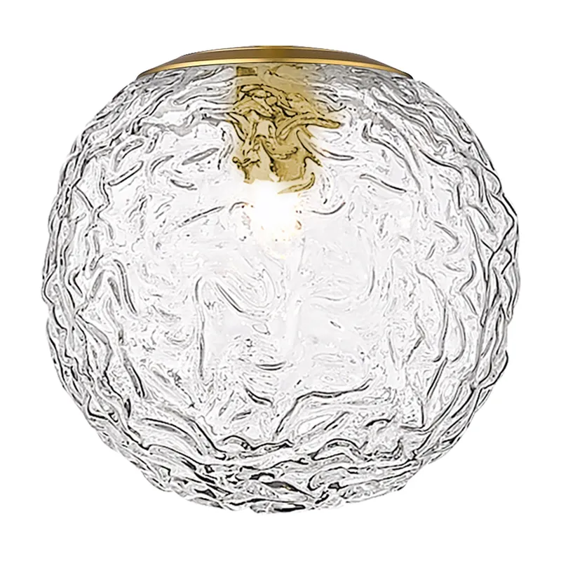 Barrington Glass Brushed Brass Finish — Modern Lights LED Pendant Lights  