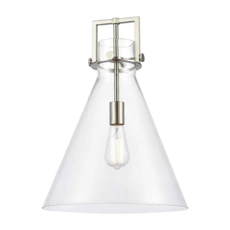Downtown Urban Glass 14 Inch Cone Shade — Modern Lights LED Pendant Lights  