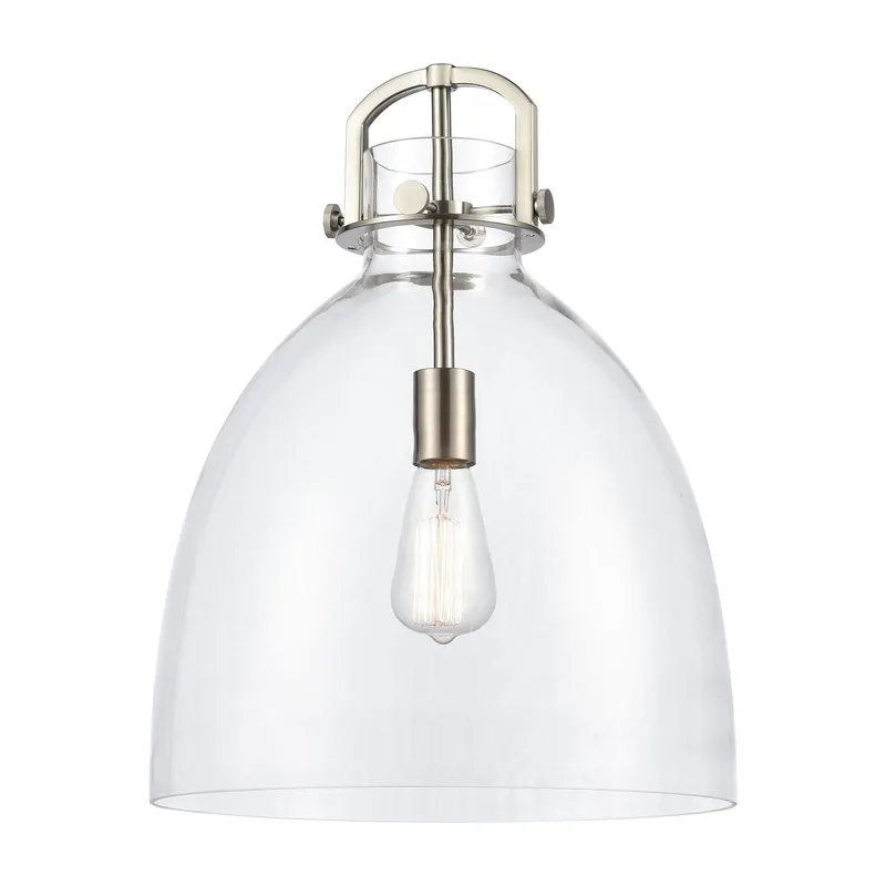 Downtown Urban Glass 14 Inch Industrial — Modern Lights LED Pendant Lights  