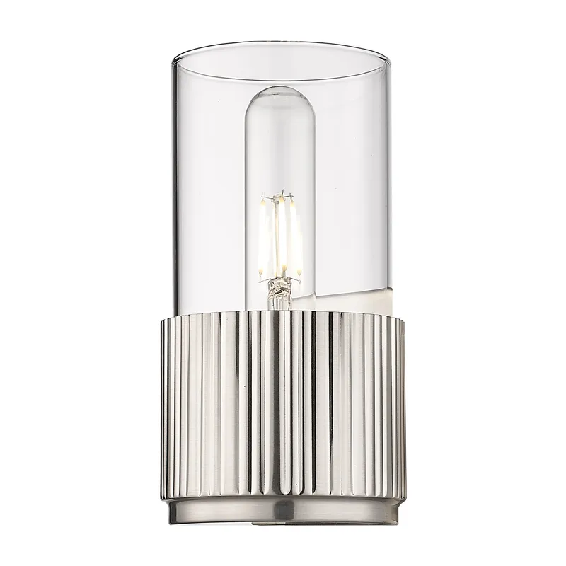Downtown Urban Glass Ribbed Base Design — Modern Lights LED Pendant Lights  