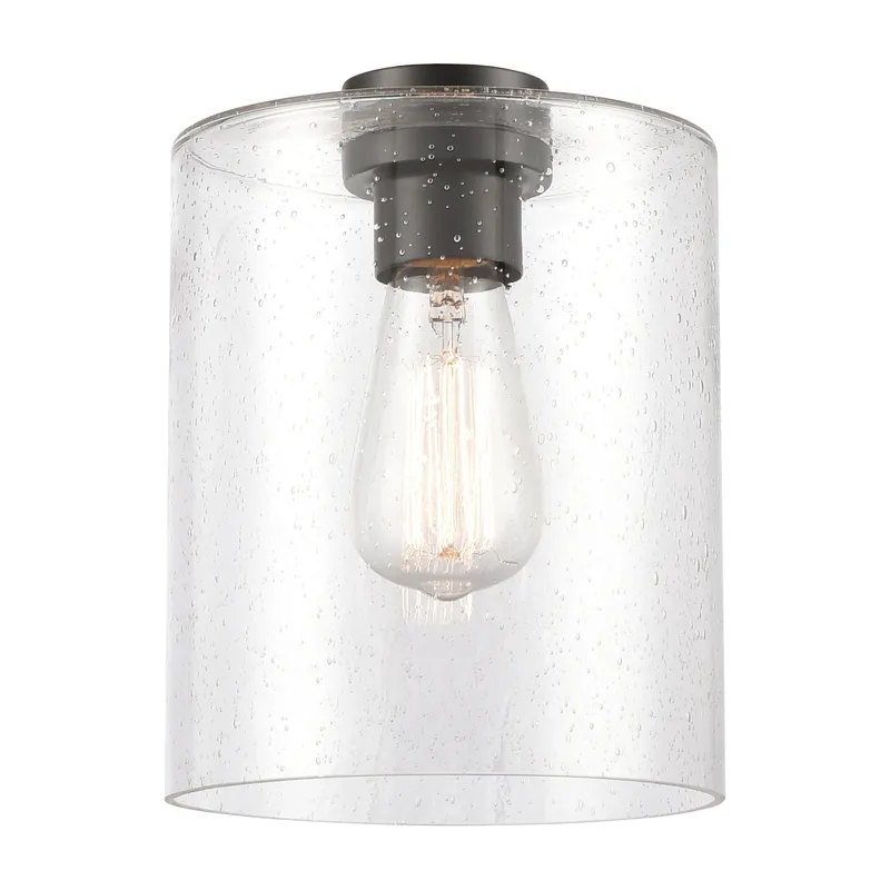 Paladin Glass Steel Wood 7 Inch Diameter — Modern Lights LED Pendant Lights  