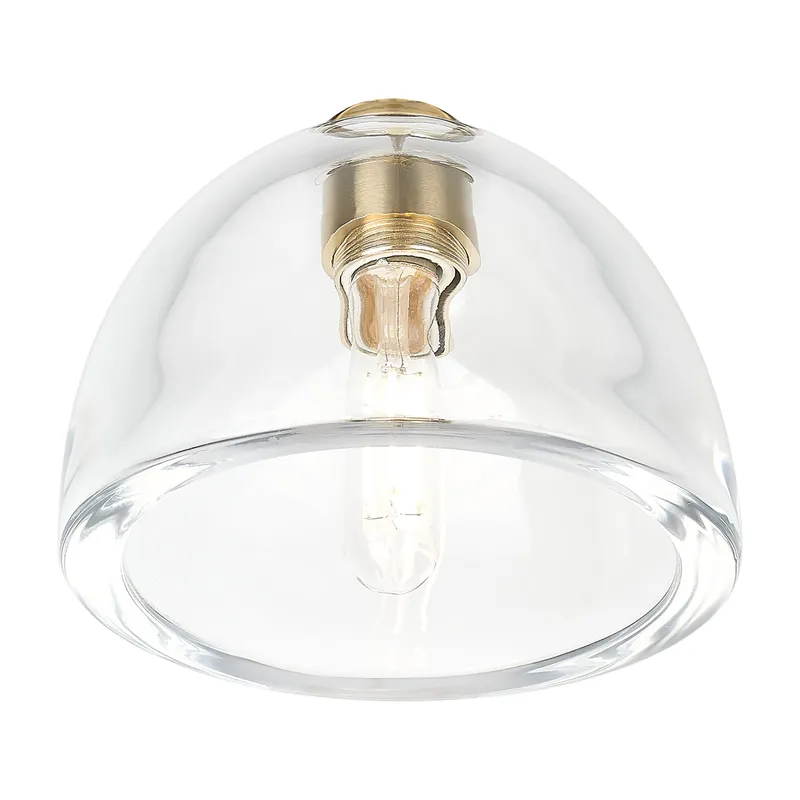 Downtown Urban Glass Brass Finish 8 Inch — Modern Lights LED Pendant Lights  