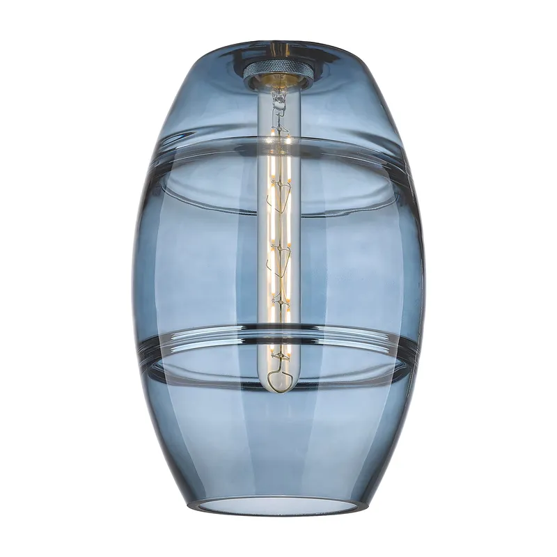 Ballston Glass Art Deco 8 Inch Diameter — Modern Lights LED Pendant Lights  