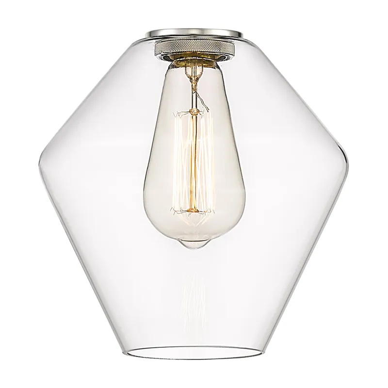 Ballston Glass Steel Finish 7.75 Inch — Modern Lights LED Pendant Lights  