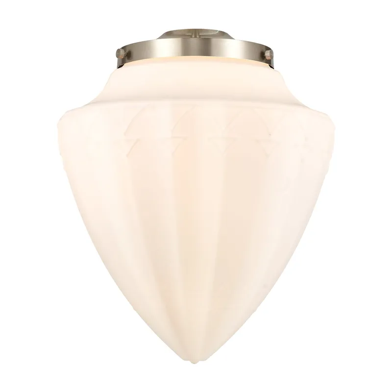 Franklin Restoration Glass 12 Inch Diameter Steel — Modern Lights LED Pendant Lights  