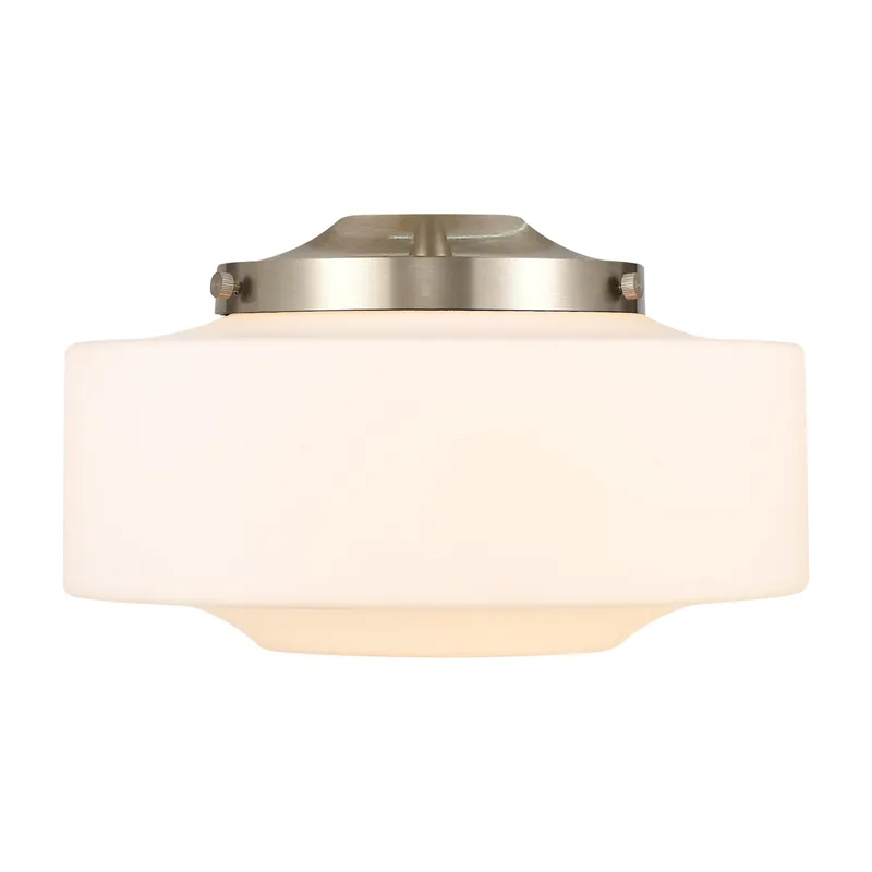 Franklin Restoration Glass Steel 12 Inch — Modern Lights LED Pendant Lights  