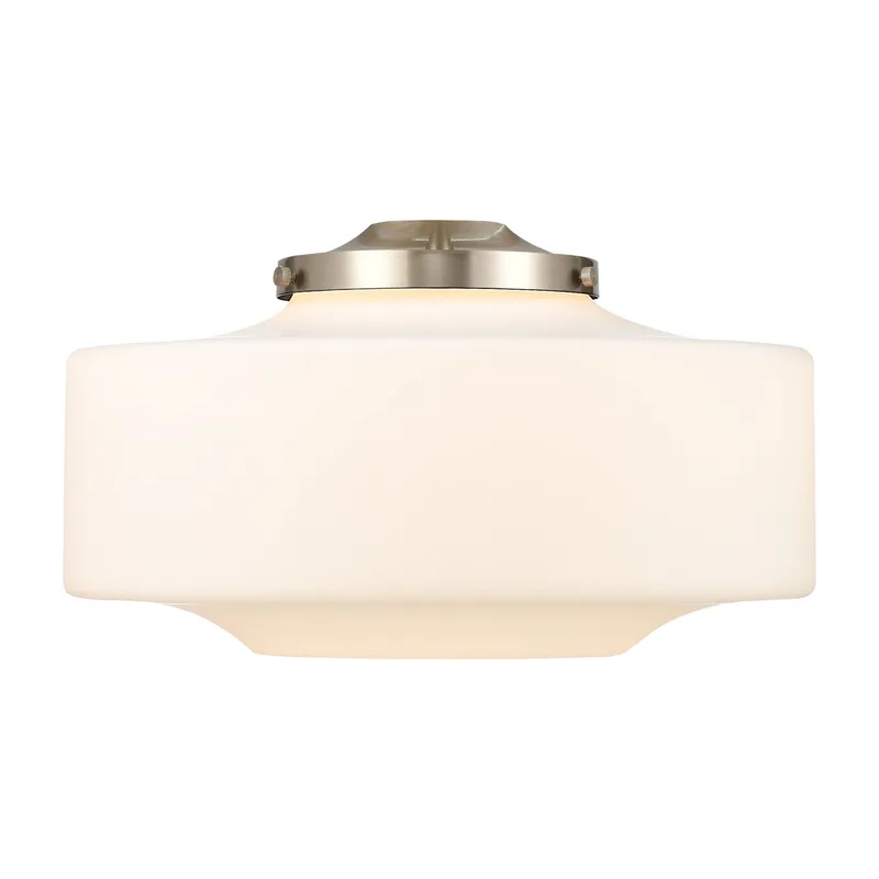 Franklin Restoration Glass 16 Inch Steel — Modern Lights LED Pendant Lights  