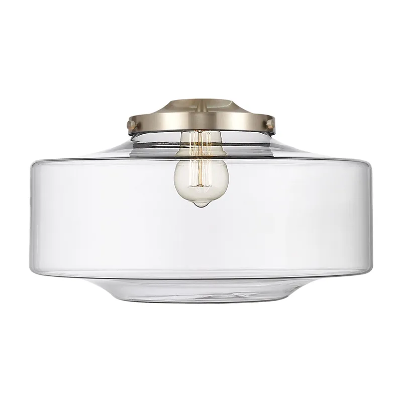 Franklin Restoration Glass Steel 16 Inches — Modern Lights LED Pendant Lights  