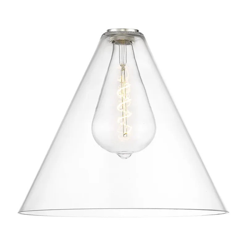 Ballston Glass 16 Inch Steel Fixture — Modern Lights LED Pendant Lights  