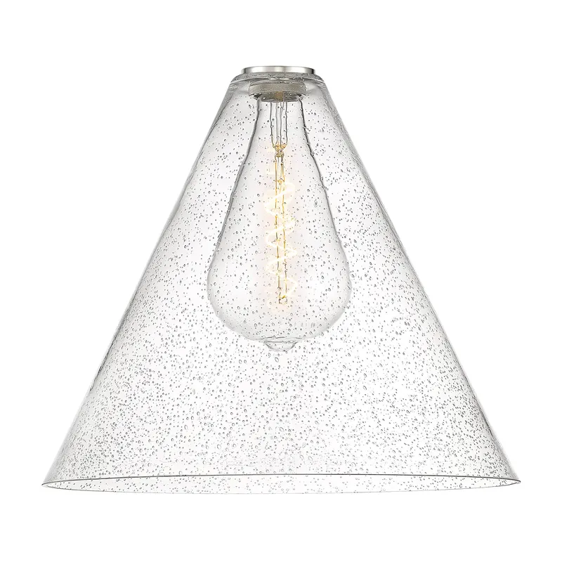 Ballston Glass 16 Inch Steel — Modern Lights LED Pendant Lights  