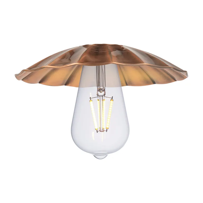 Franklin Restoration Antique Copper Shade — Modern Lights LED Pendant Lights  