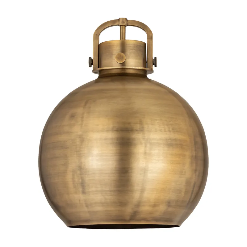 Downtown Urban Metal Shade Brushed Brass Steel — Modern Lights LED Pendant Lights  