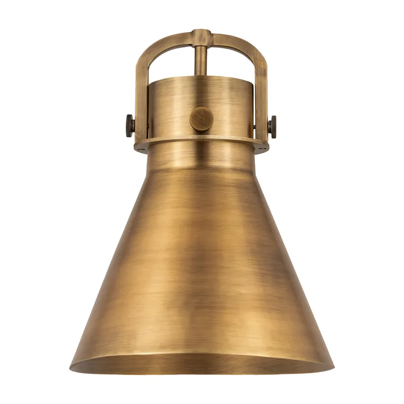 Downtown Urban Metal Shade Brushed Brass 10" — Modern Lights LED Pendant Lights  