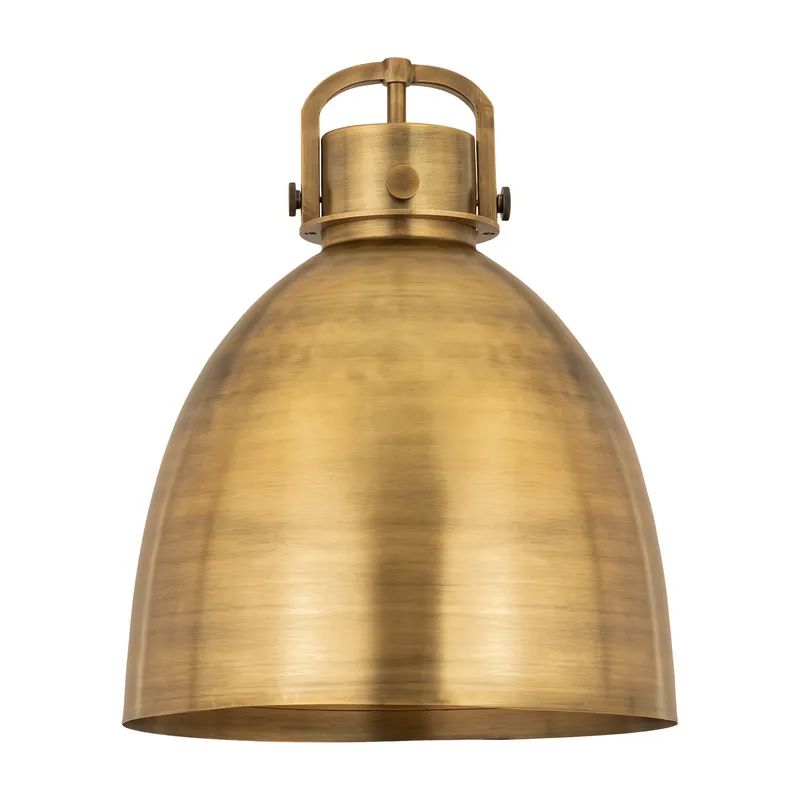 Downtown Urban Metal Shade Brass Steel — Modern Lights LED Pendant Lights  