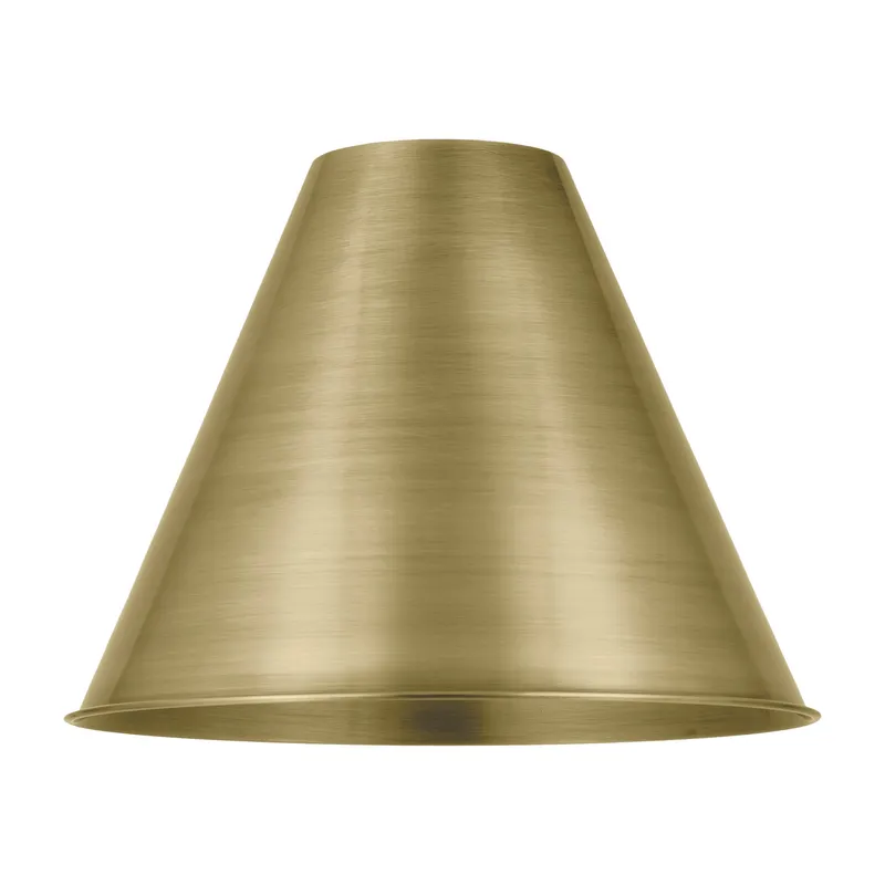 Ballston Metal Shade Antique Brass Steel — Modern Lights LED Pendant Lights  
