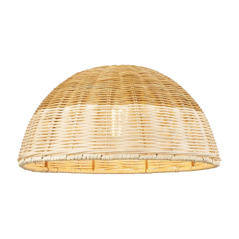 Ballston Natural Fiber Shade 11.75 Inch Diameter — Modern Lights LED Pendant Lights  