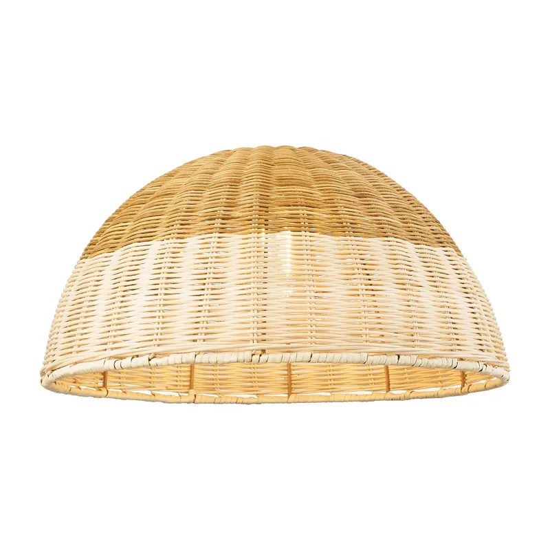 Ballston Natural Fiber Shade Rustic Design — Modern Lights LED Pendant Lights  